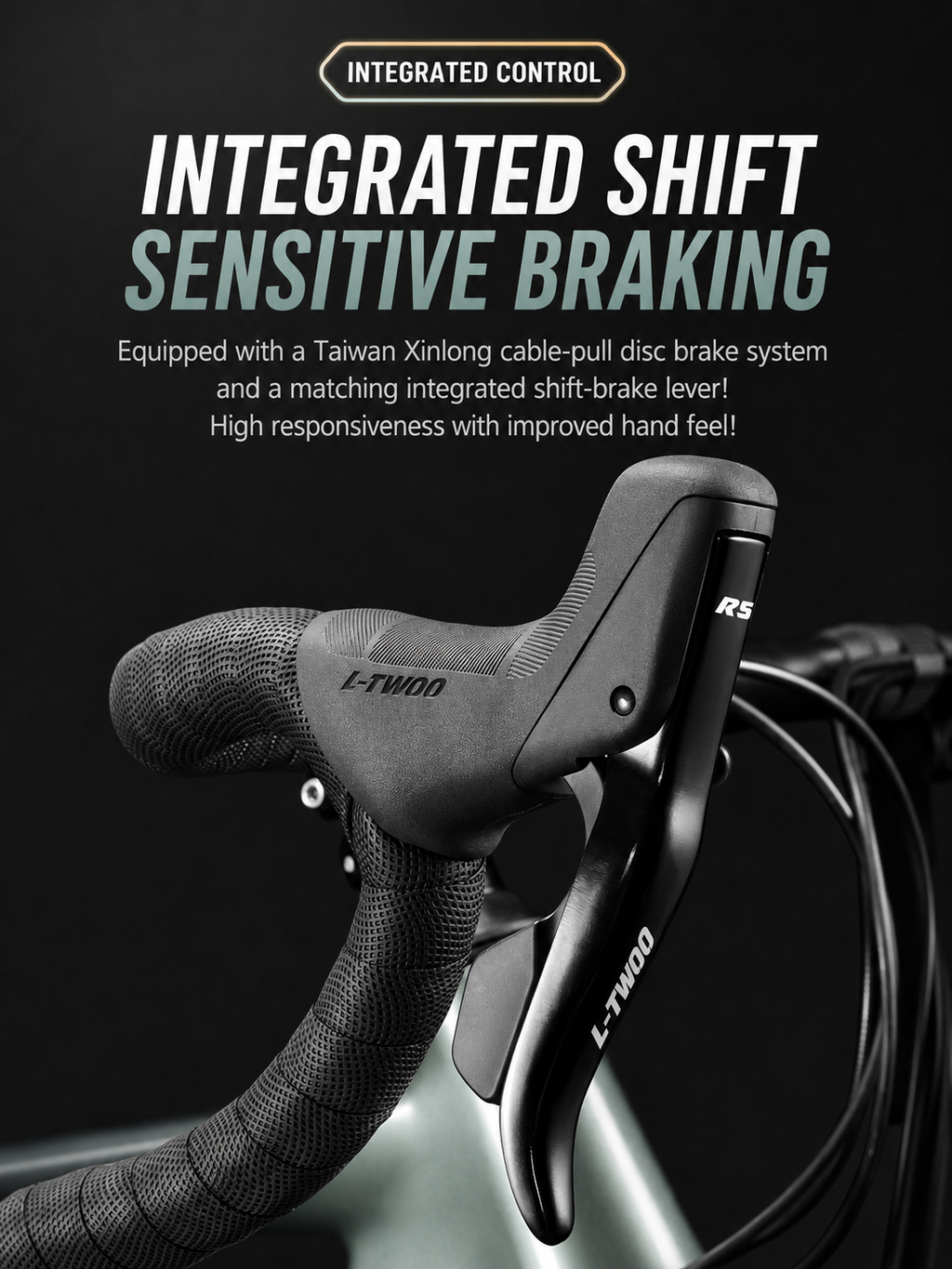 Crack Stone aluminum alloy flat handlebar road bike