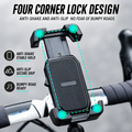 Bicycle phone holder, shockproof and fixed for mountain and road bikes